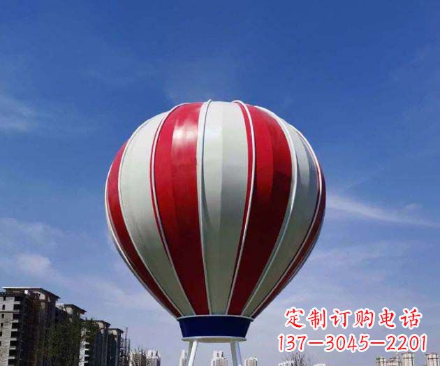 日照不锈钢热气球雕塑给景观增添精彩