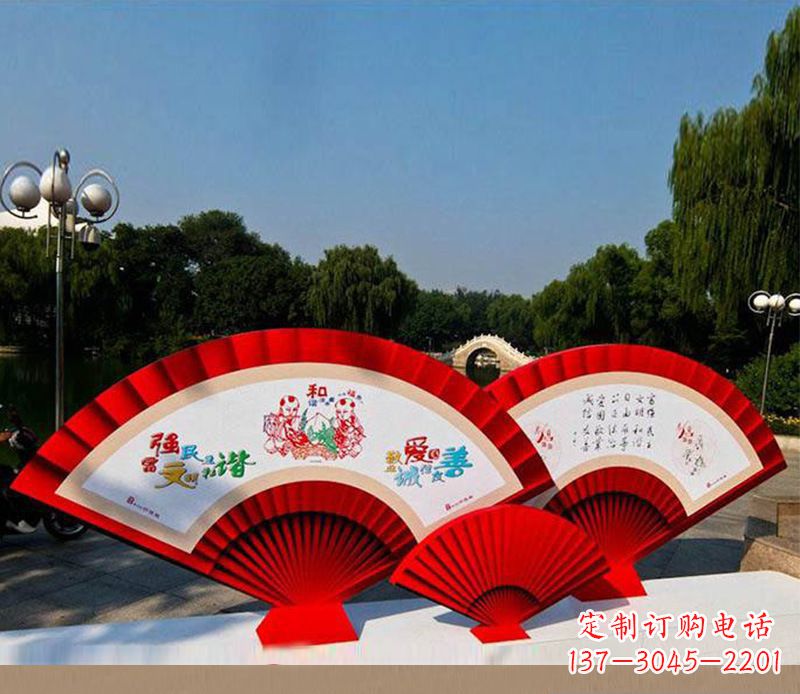 日照不锈钢价值观雕塑——见证社会主义核心价值观