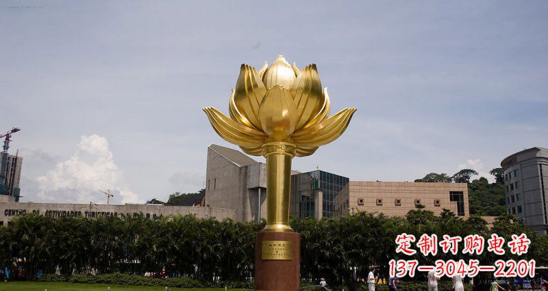 日照不锈钢莲花雕塑——精美的艺术品