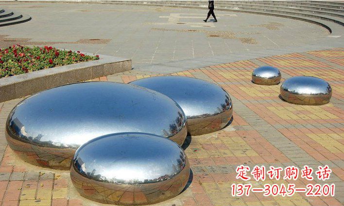 日照不锈钢水滴雕塑艺术与美的完美结合