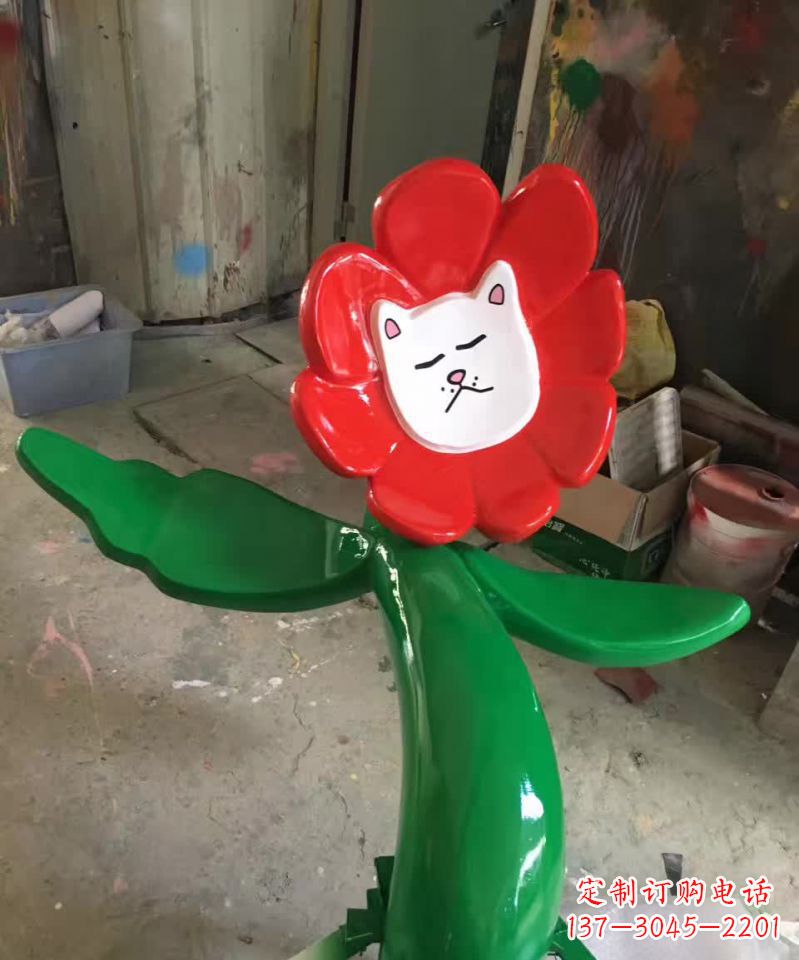 日照不锈钢太阳花雕塑美丽的景观装饰