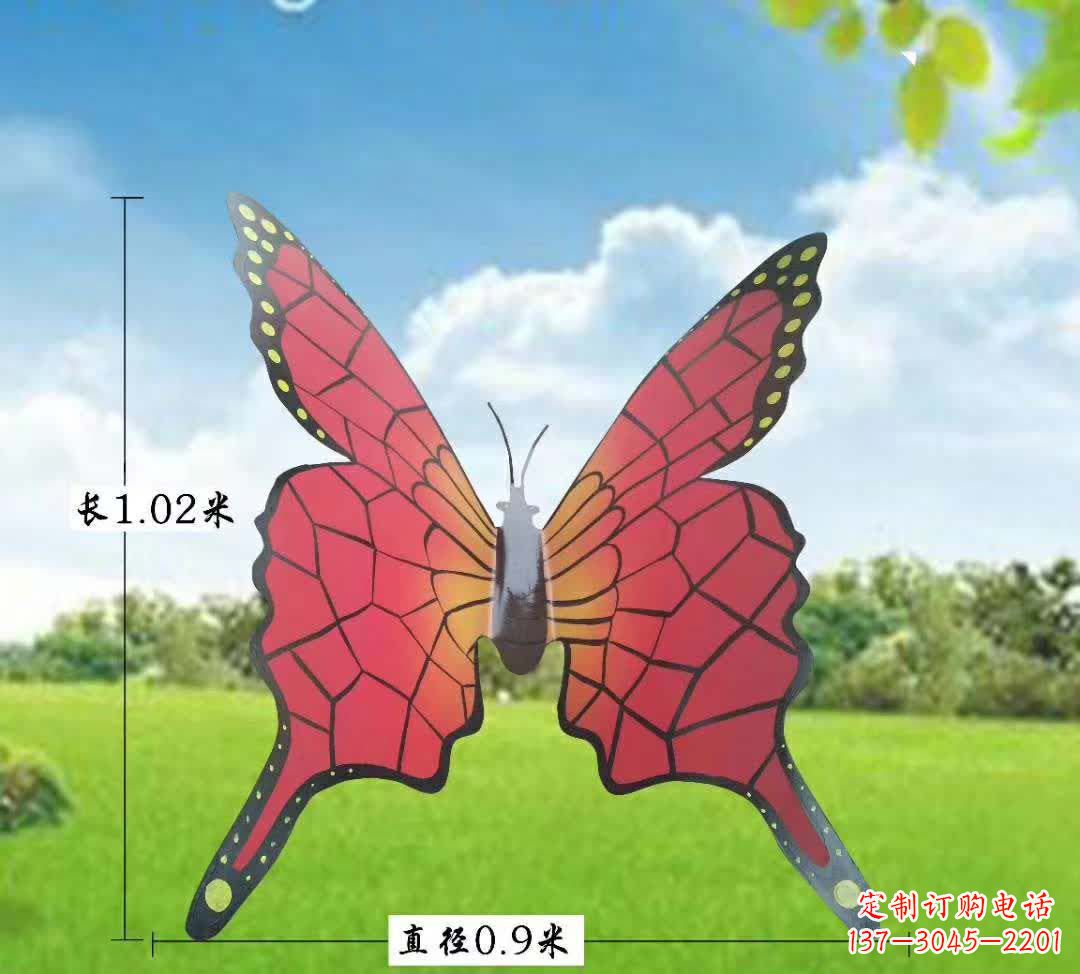 日照不锈钢铁艺蝴蝶雕塑