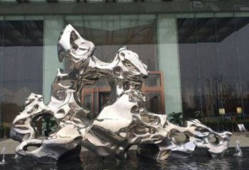 日照精美太湖石雕塑，不锈钢企业的杰作