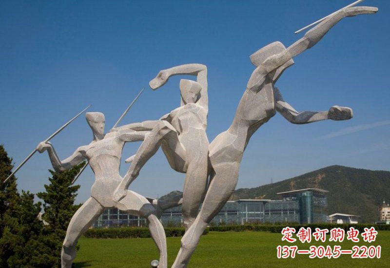 日照不锈钢标枪雕塑象征勇气和力量