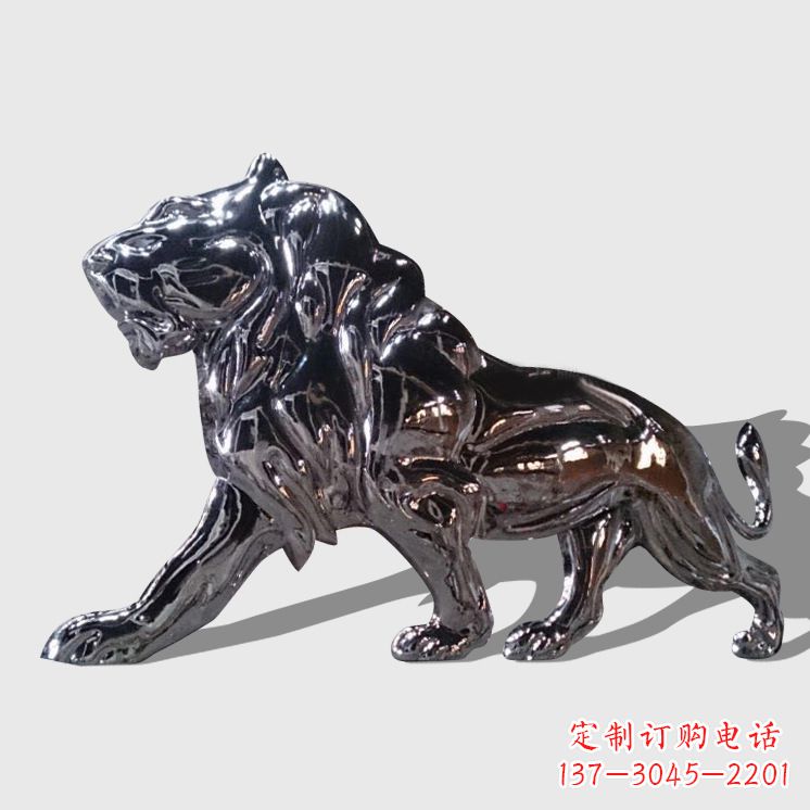 日照不锈钢西洋狮子雕塑