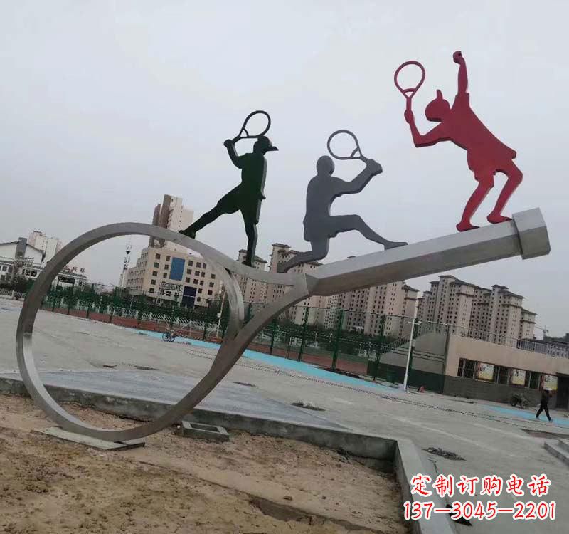 日照不锈钢羽毛球雕塑精美的艺术装点