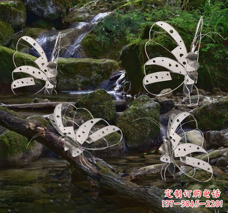 日照不锈钢园林艺术镂空蝴蝶雕塑——绽放自然之美