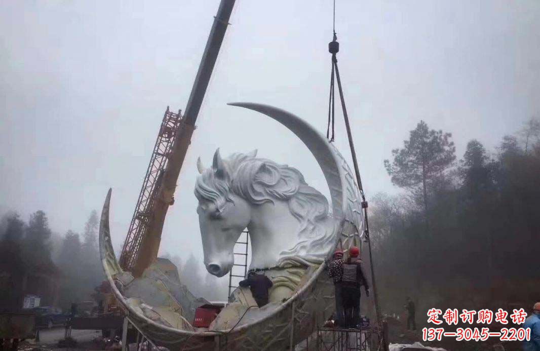 日照不锈钢月亮雕塑
