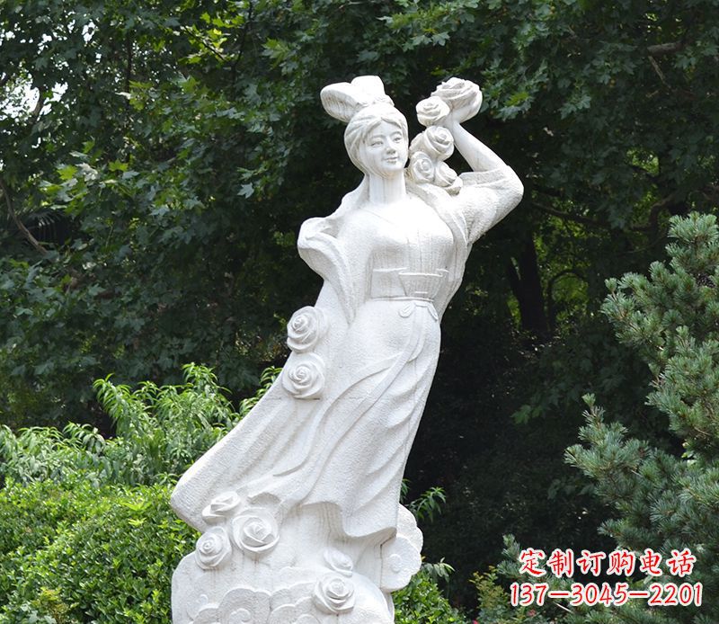 日照嫦娥奔月石雕绝美之作