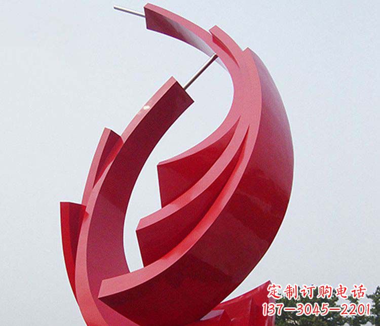 日照不锈钢帆船雕塑象征着永恒的美丽