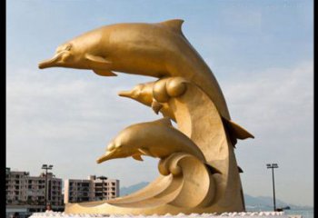 日照海豚雕塑——美丽的城市标志