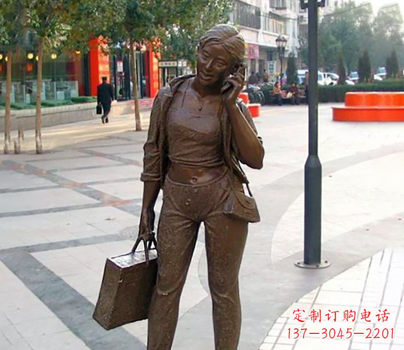 日照通话女性雕塑