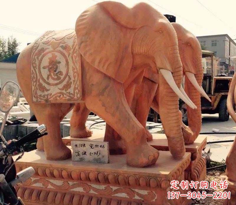 日照大象雕塑 传承古典文化的艺术精品