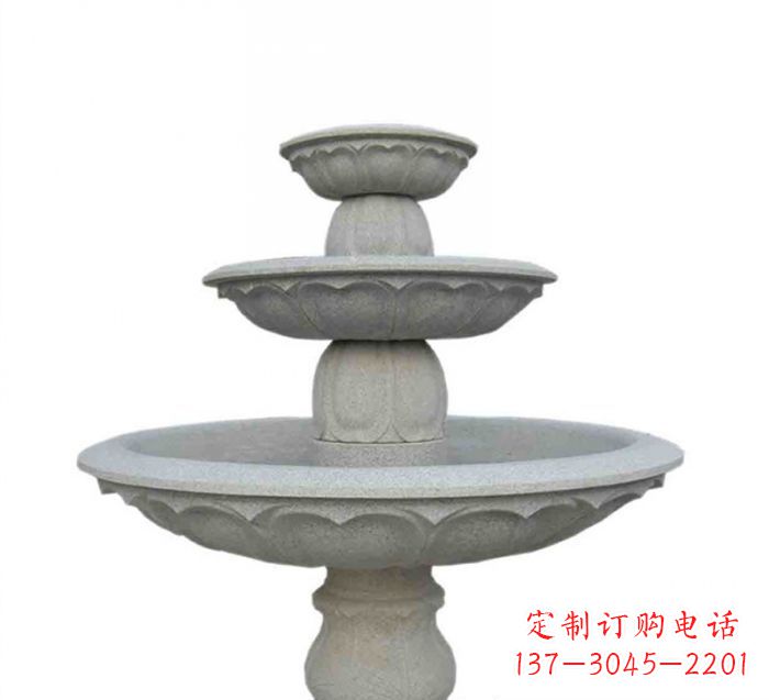 日照大理石多层喷泉石雕——精美而充满灵性的艺术杰作