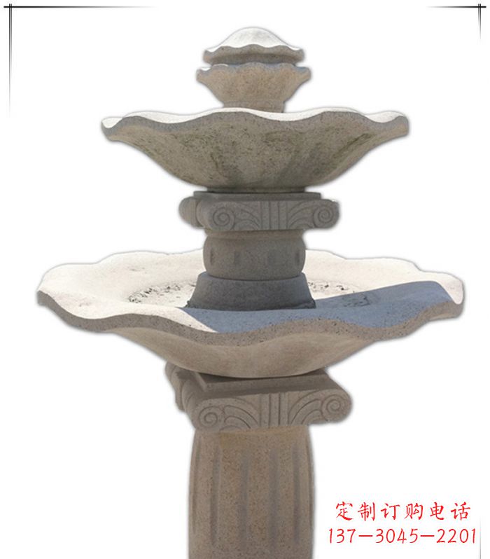 日照大理石多层喷泉石雕精美绝伦的艺术形式