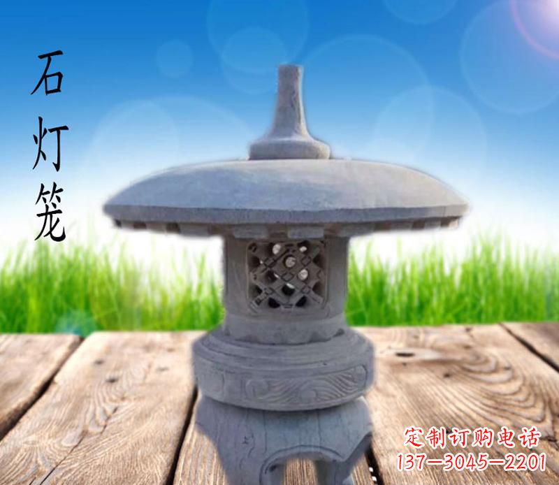 日照大理石灯笼雕塑