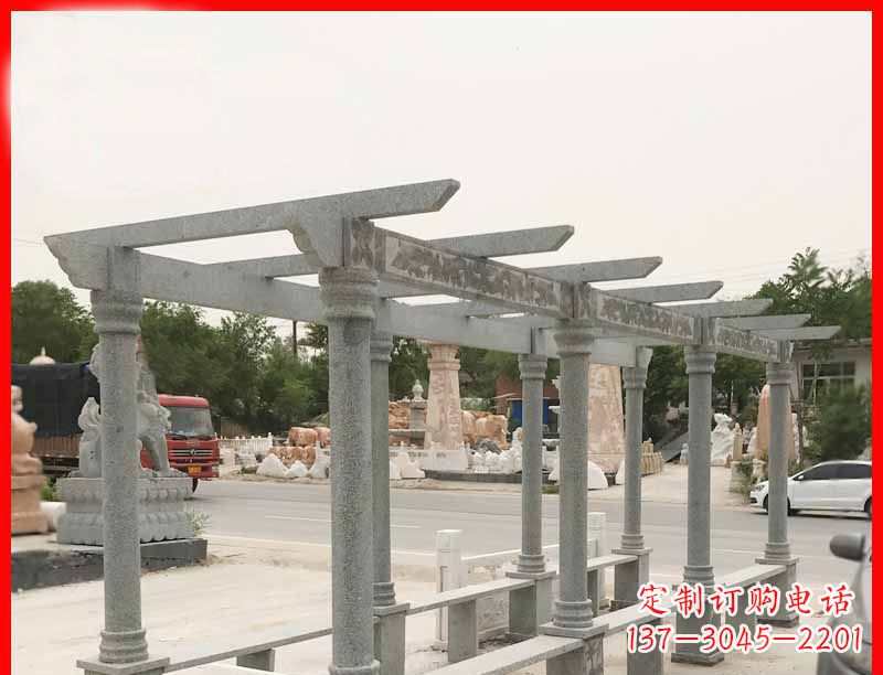日照大理石公园石雕长廊高端定制雕塑