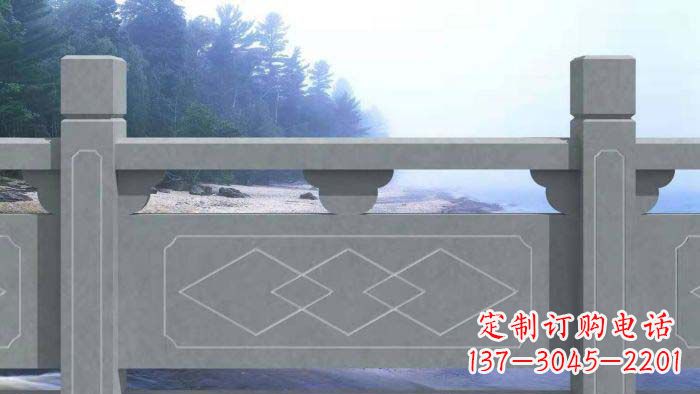 日照大理石护城河栏板石雕