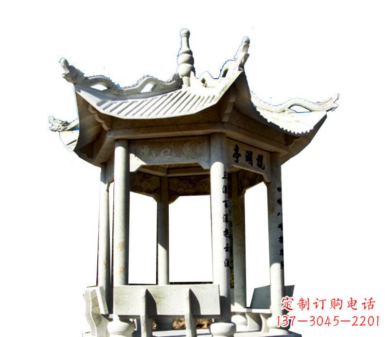 日照大理石凉亭石雕,历史韵味浓郁