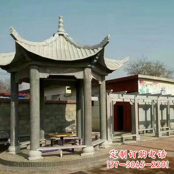 日照大理石凉亭庭院亭子