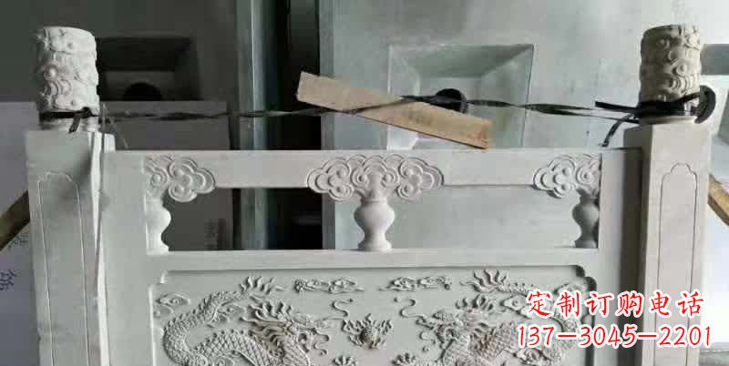 日照大理石龙浮雕栏板雕塑