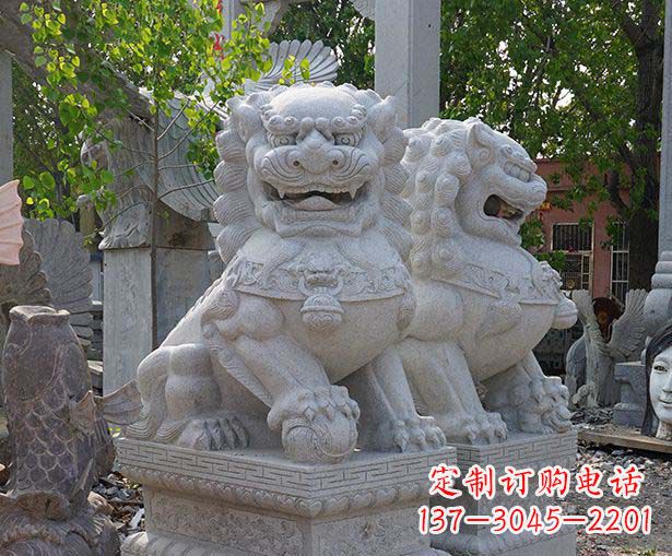 日照中领雕塑狮子雕塑定制