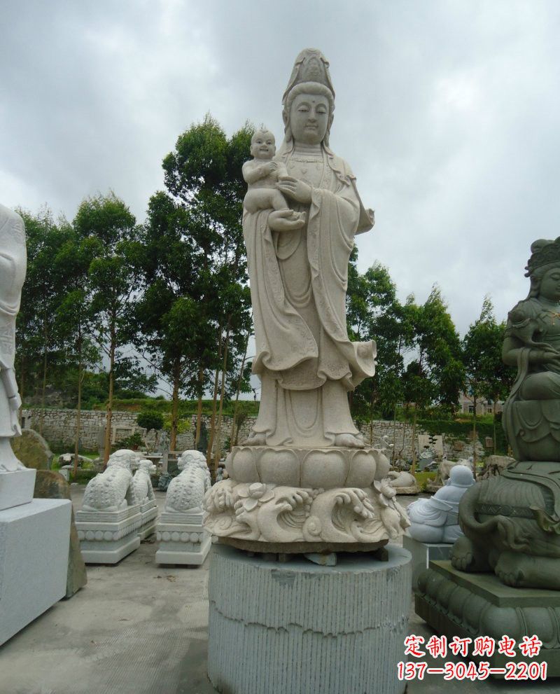 日照大理石观音像