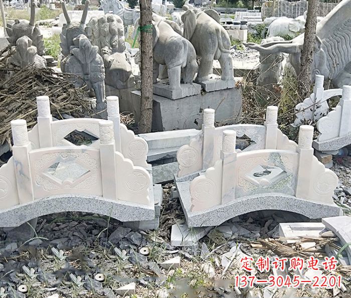 日照精美大理石拱桥雕塑