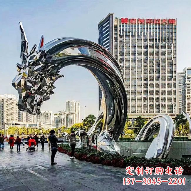 日照不锈钢创意动物雕塑