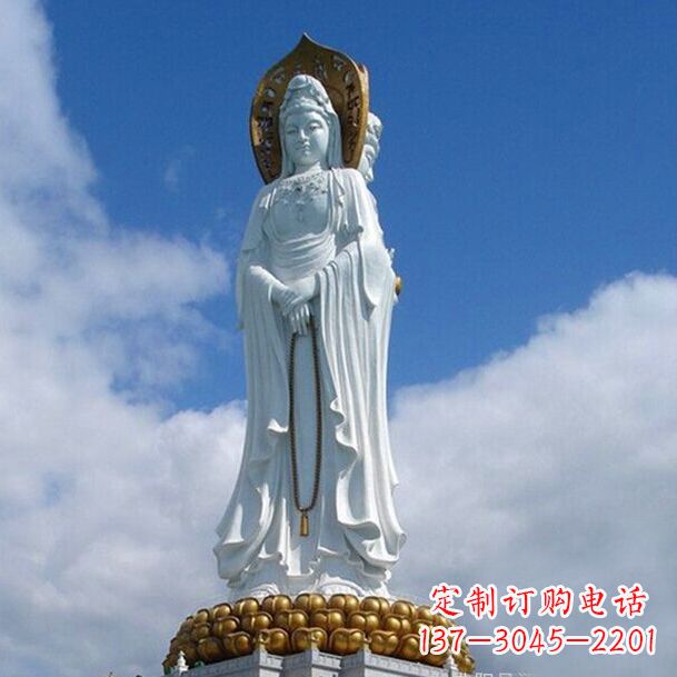 日照观音石雕大型景观雕塑