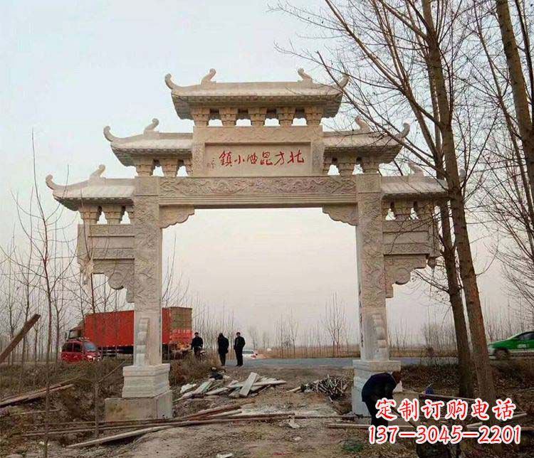 日照大理石牌坊石雕