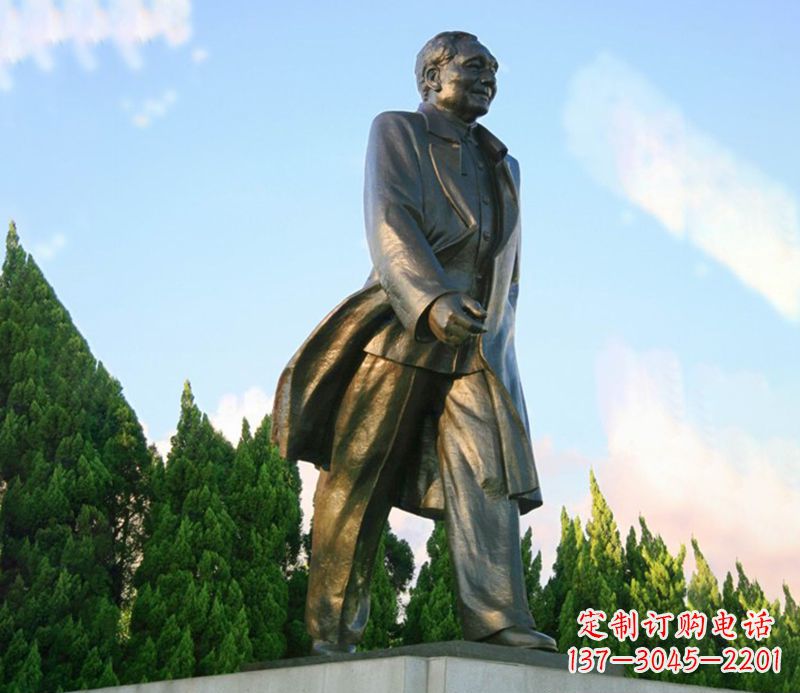 日照邓小平广场伟人铜雕