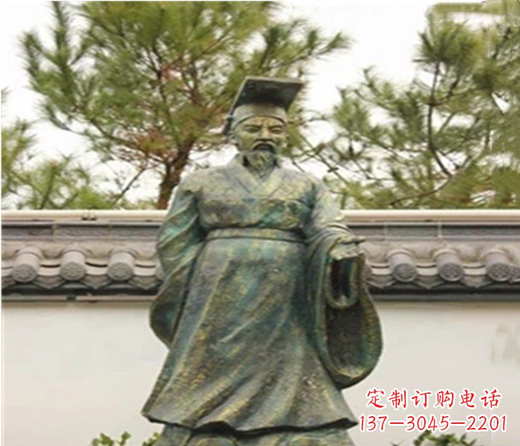 日照青铜雕刻汉武帝铜雕