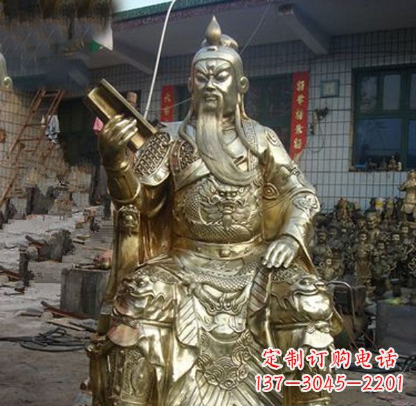 日照关公武财神铜雕定制