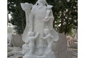 日照大理石财神雕塑——守护家庭繁荣