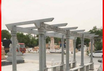 日照大理石公园石雕长廊高端定制雕塑