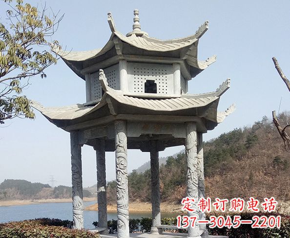 日照古典凉亭石雕