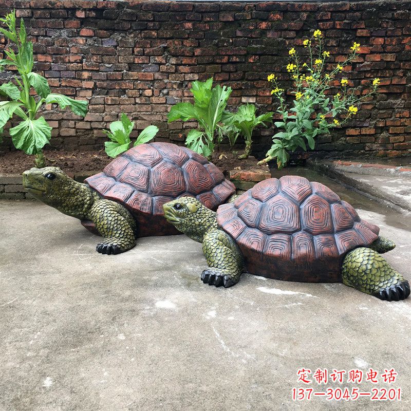 日照精致细腻的乌龟雕塑