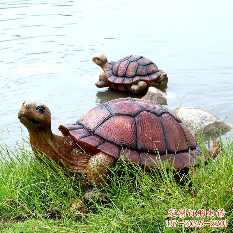 日照仿真乌龟公园池塘水景动物雕塑摆件