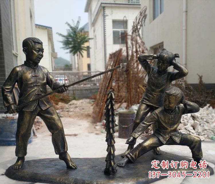 日照精美儿童铜雕,为孩子们带来欢乐