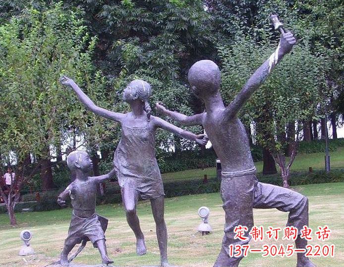 日照可爱儿童雕塑