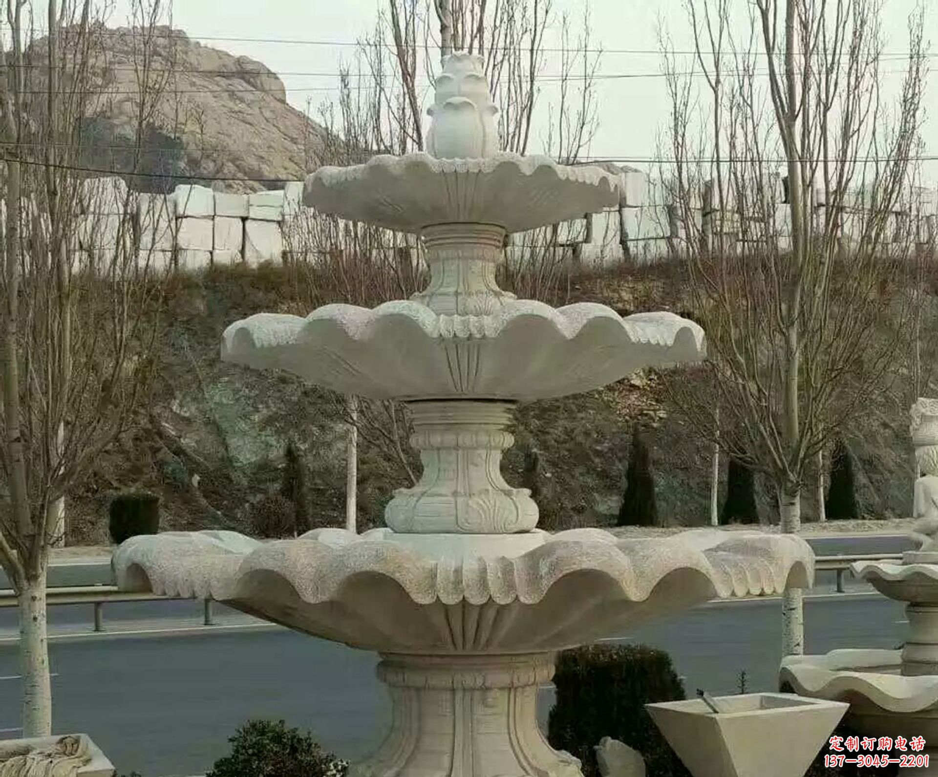 日照风水球假山