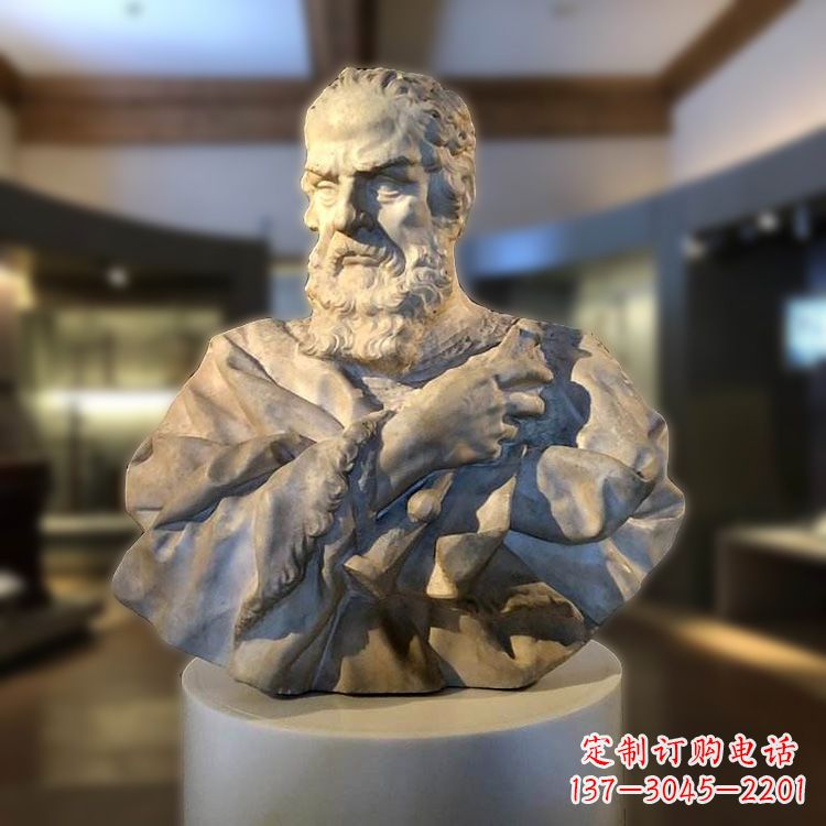 日照伽利略头像雕塑--精致定制