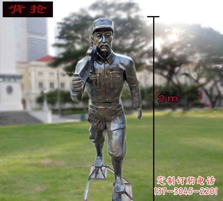 日照中领雕塑英勇勇士铜雕