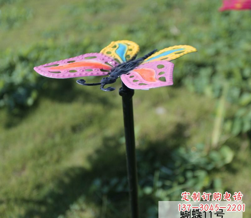 日照个性化不锈钢彩色蝴蝶雕塑