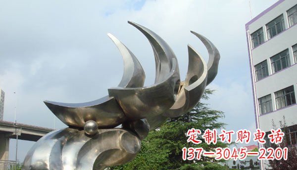 日照中领雕塑出品不锈钢海鸥雕塑