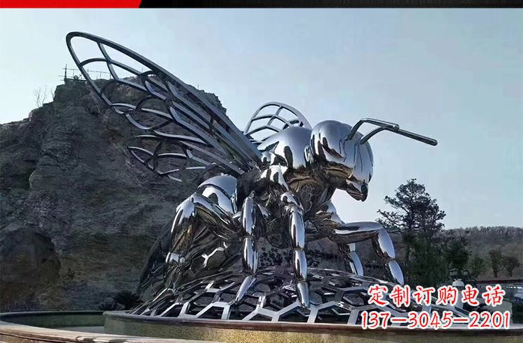日照优雅活泼的不锈钢大型蚂蚁雕塑