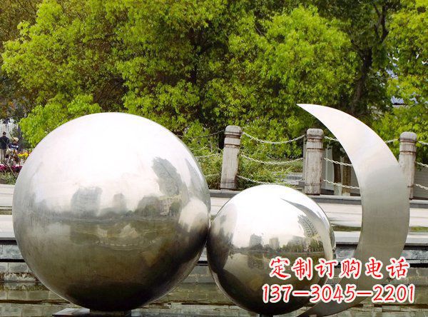 日照别出心裁不锈钢地球雕塑