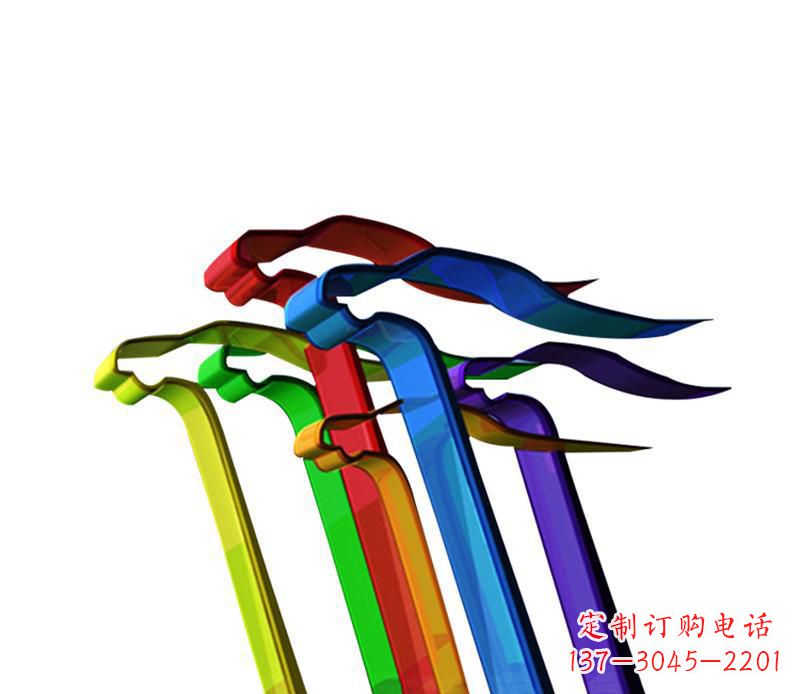 日照公园不锈钢飞翔飘带景观雕塑