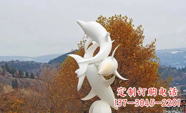 日照山东中领雕塑海豚雕塑让自然之美悠然而生